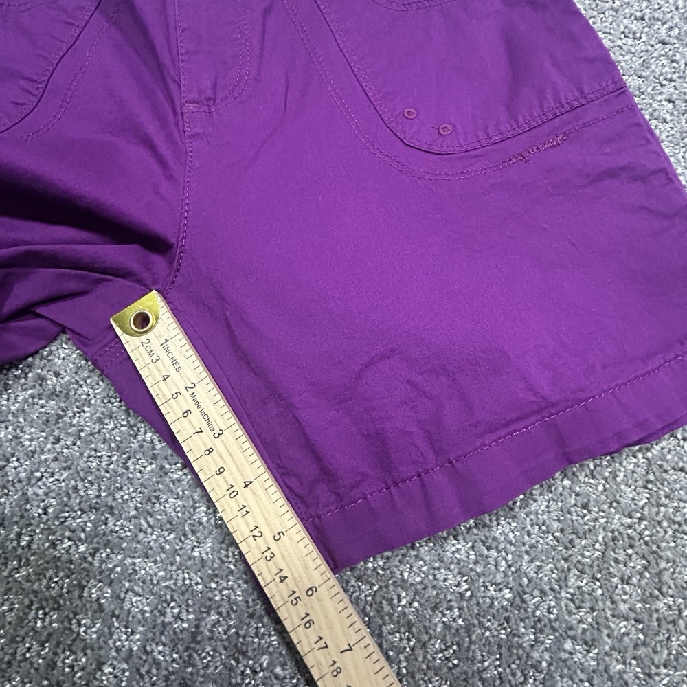 Lee Stretch Relaxed Fit Shorts - Womens 4 - Just Below The Waist Purple EUC! - Picture 7 of 7